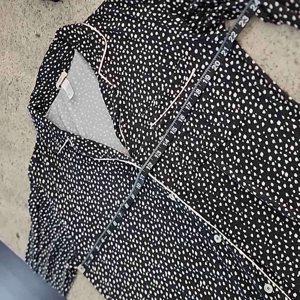 Eberjey black/white print night shirt pajamas! - Picture 7 of 8